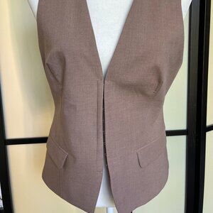 Zara Tan Vest NWOT Size L